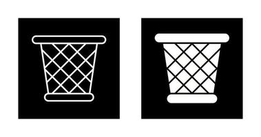 Paper Bin Vector Icon