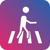 Pedestrian Icon Vector Design