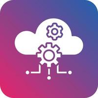 Cloud Computing Icon Vector Design