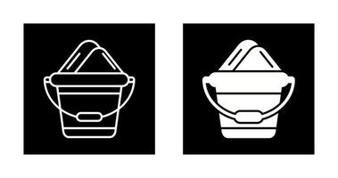 Sand Bucket Vector Icon