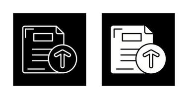 Files Upload Vector Icon