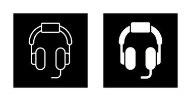 icono de vector de auriculares