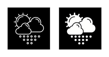 icono de vector de pronóstico del tiempo