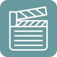 Clapperboard Icon Vector Design