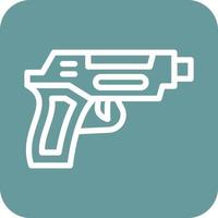 pistola icono vector diseño