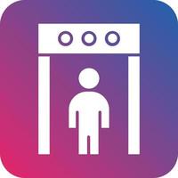 Body Scanner Icon Vector Design