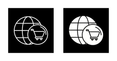 World Cart Vector Icon