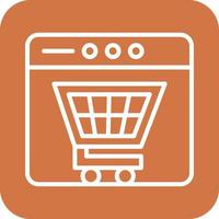 Online Shopping Icon Vector Design