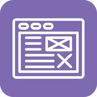 Wireframe Icon Vector Design