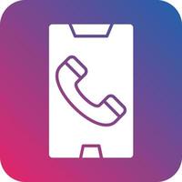 Mobile Call Icon Vector Design