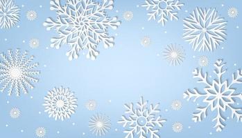 Merry christmas design for winter with place for your text space vector