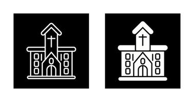 icono de vector de iglesia