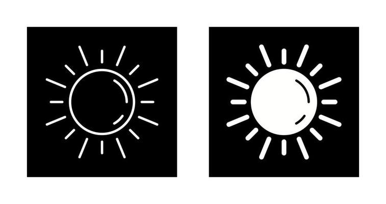 Sun Vector Icon