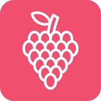 Grapes Icon Vector Design