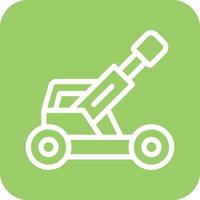 Army Artillery Icon Vector Design