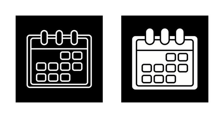 Calendar Black And White Vector Art, Icons, and Graphics for Free Download