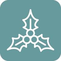 Mistletoe Icon Vector Design