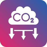 CO2 Pollution Icon Vector Design