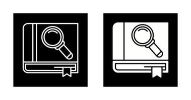 Search Book Vector Icon