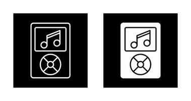 icono de vector de reproductor de música