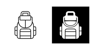 icono de vector de mochila