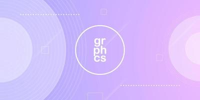 Minimal abstract lilac violet lavender purple with gradient circle background. simple pattern for display product ad website template wallpaper poster. Eps10 vector