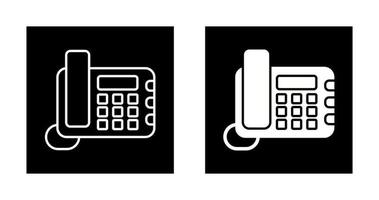 Land Line Phone Vector Icon