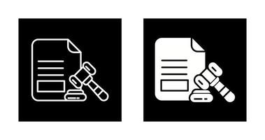 Legal Paper Vector Icon
