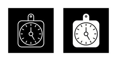 icono de vector de reloj de pared