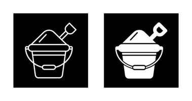 Sand Bucket Vector Icon