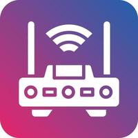 Wifi Router Icon Vector Design