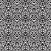 Classic batik seamless pattern background geometric mandala wallpaper. elegant traditional floral motif photo