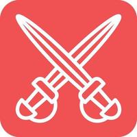 Swords Icon Vector Design