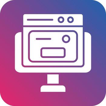 Browser Pop Up Icon Vector Design