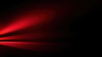 Abstract red light on black background with copy space for your text photo