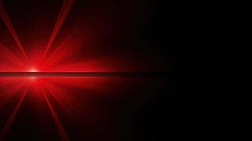 Abstract red light on black background with copy space for your text photo