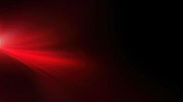 Abstract red light on black background with copy space for your text photo