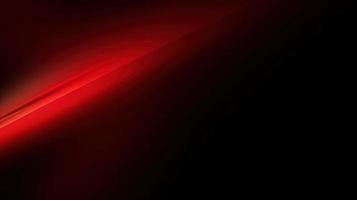 Abstract red light on black background with copy space for your text photo