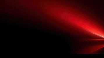 Abstract red light on black background with copy space for your text photo