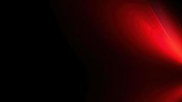 Abstract red light on black background with copy space for your text photo