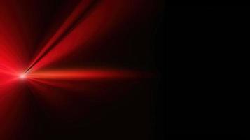 Abstract red light on black background with copy space for your text photo