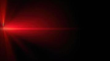 Abstract red light on black background with copy space for your text photo