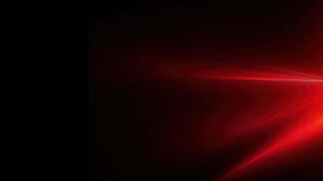 Abstract red light on black background with copy space for your text photo