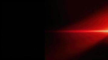 Abstract red light on black background with copy space for your text photo