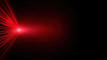 Abstract red light on black background with copy space for your text photo