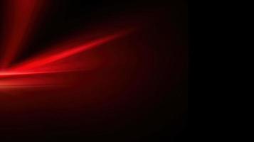 Abstract red light on black background with copy space for your text photo