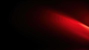 Abstract red light on black background with copy space for your text photo