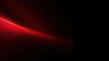 Abstract red light on black background with copy space for your text photo