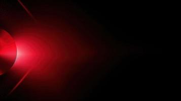 Abstract red light on black background with copy space for your text photo