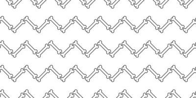 Dog Bone Seamless pattern vector isolated dog paw zigzag wallpaper background